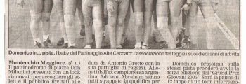 2005 : a Montecchio Maggiore,si organizzano i campionati regionali